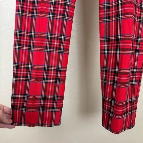 J.Crew High Rise Cameron Pants in Red Stewart Tartan - Picture 8 of 8